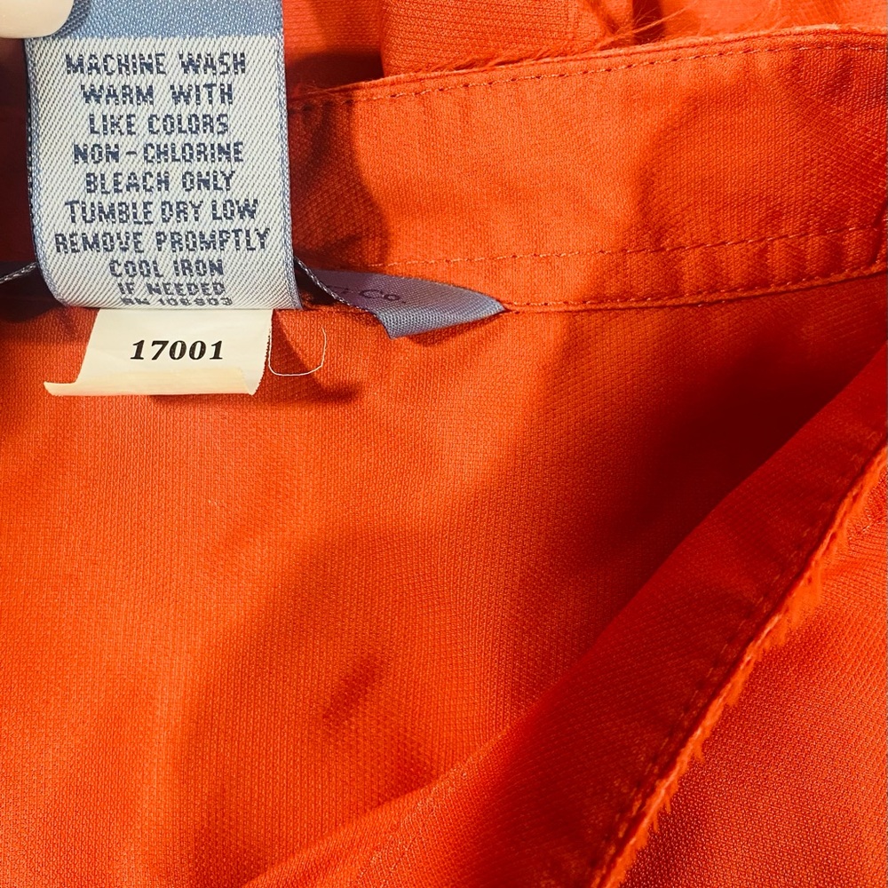 Duluth Trading Sleeveless Utility Vest Womens  XL Gardening Fishing Orange - Picture 4 of 10